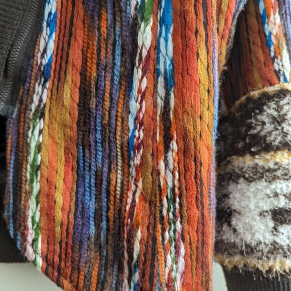 Adore multicolored asymmetrical zip jacket - Picture 5 of 7